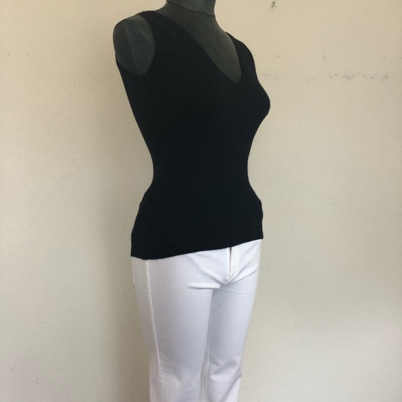 Prada Cashmere V-Neck Sleeveless Top - Picture 6 of 8